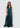 Satin Moa Dress-Open Back Deep v Neckline Maxi Dress prom dress green