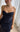 Madison Dress Navy Glittering Prom Dress Corset Top