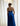 Royal Blue Satin Francis Dress