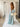 Faith Dress in Satin Powder Blue prom dress