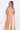 Satin Moa-Deep v Neckline Maxi Dress in Sunny peach color