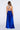 Satin Moa-Deep v Neckline Maxi Dress prom dress royal blue