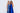 Satin Moa-Deep v Neckline Maxi Dress prom dress royal blue