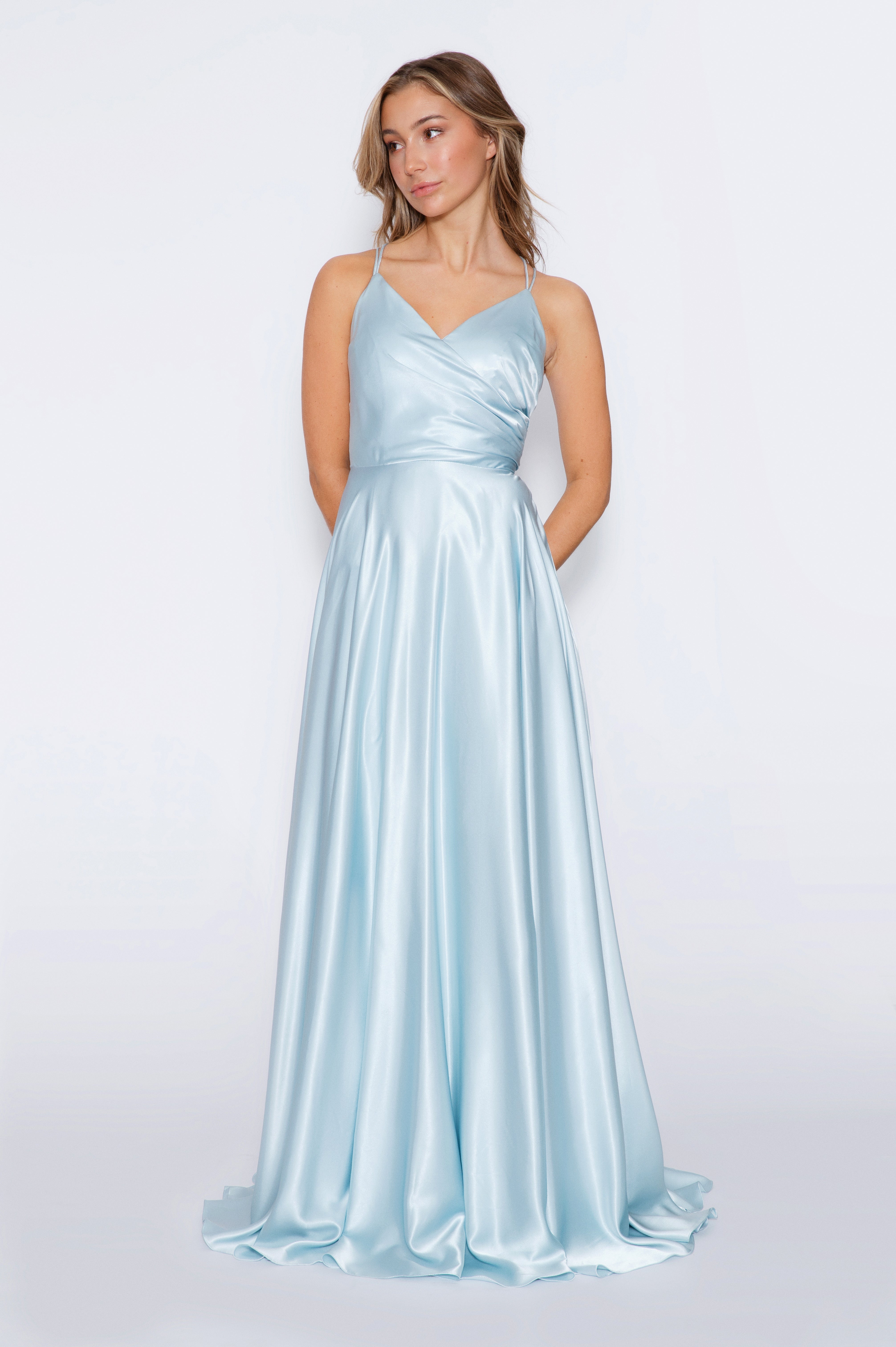 Faith Dress in Navy Blue main image 1