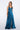 Stella Dress A-line Satin Prom dress in teal color prom dress blue