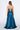 Stella Dress A-line Satin Prom dress in teal color prom dress blue