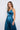 Stella Dress A-line Satin Prom dress in teal color prom dress blue