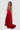 Kiev Klänning öppen rygg i röd färg 