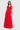 Chiffong Faith Klänning med spets på ryggen i röd färg 