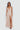 Chiffon Moa-Deep v Neckline Maxi Dress in Nude color
