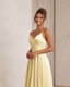 Luxe Satin Faith Dress yellow