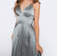 Stella Dress A-line Satin Prom dress Dark sage