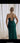 Madison Dress Green Glittering Prom Dress Corset top