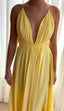 Limited colour Chiffon Moa-Deep v Neckline prom Dress