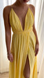 Limited colour Chiffon Moa-Deep v Neckline prom Dress