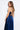 Stella Dress A-line Satin Prom dress in dark navy color with side slit