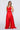 Blake Dress in Satin Red color