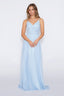 Chiffon Faith Dress in Light Blue