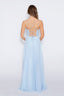 Chiffon Faith Dress in Light Blue