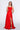 Kiev Dress open back in red color