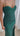 Madison Dress Green Glittering Prom Dress Corset top