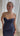 Madison Dress Navy Glittering Prom Dress Corset Top